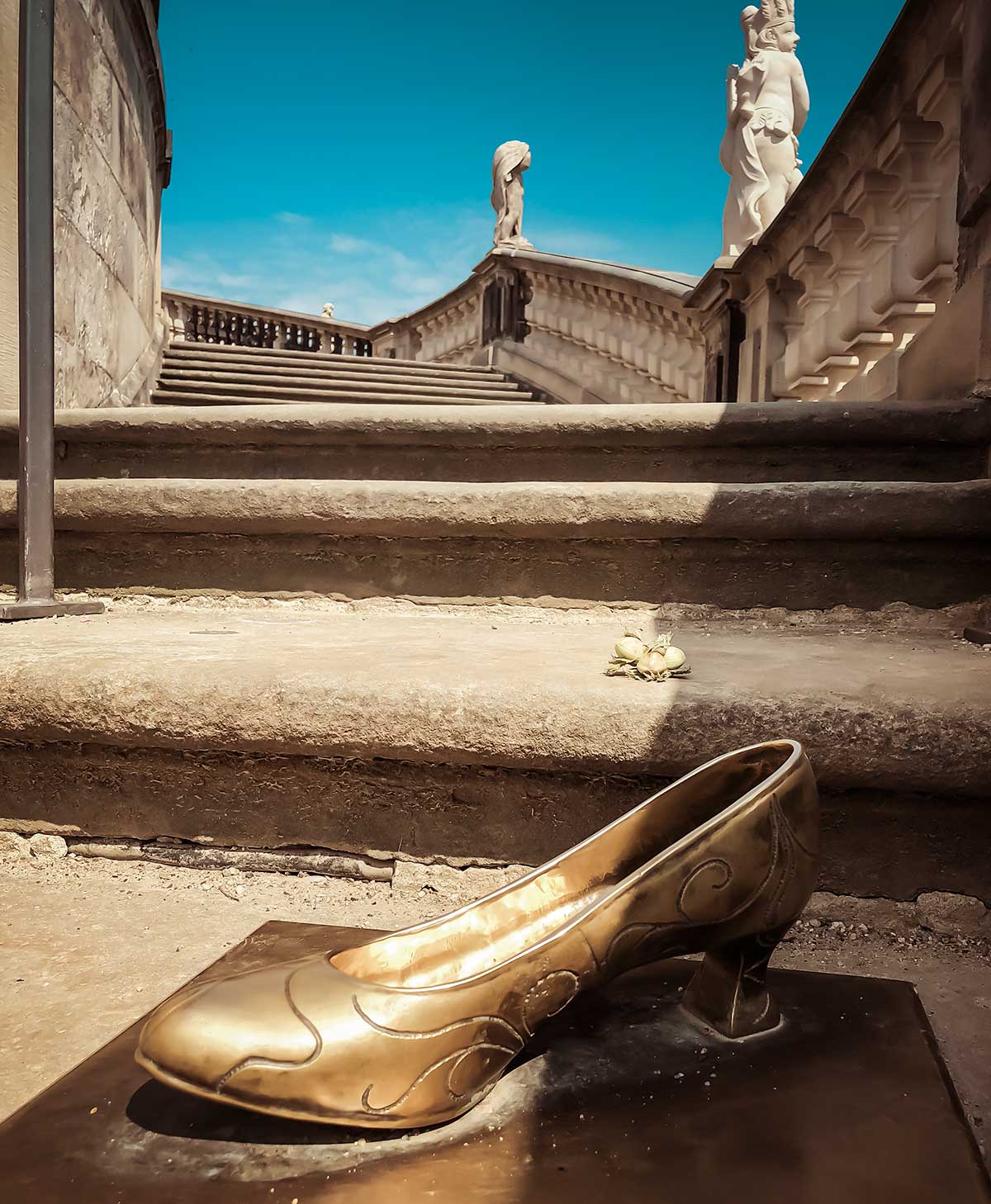 Cinderellas Shoe at Moritzburg Castle